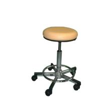 CC318N THERAPIST STOOL with GAS LIFT and footring - Camel