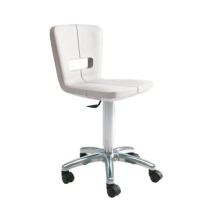 CC319/C Therapist Stool. Gas lift with fixed backrest -