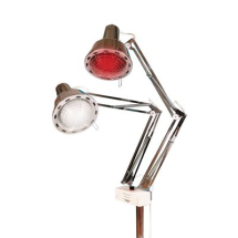 CC352 TWIN THERAPY LAMP with dimmer - Chrome