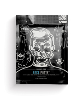 Barber Pro Face Putty Peel-Off Mask with Activated Charcoal 3x7g