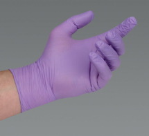Disposable Nitrile Powder Free Pink Gloves (Medium) 100 Pack