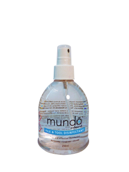 Mundo File & Tool Disinfectant Spray 250ml Mundo File & Tool Disinfectant Spray 250ml