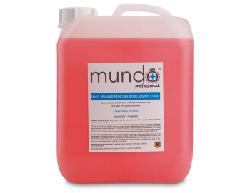 Mundo Foot Spa & Waterline Disinfectant 5 Litres Mundo Foot Spa & Waterline Disinfectant 5 Litres
