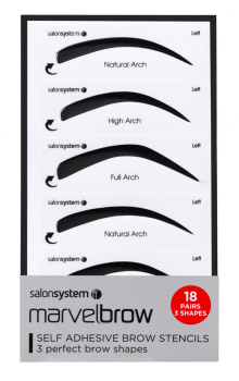 Salon System Marvelbrow Brow Stencils Salon System Marvelbrow Brow Stencils