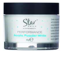 Star Nails Performance Acrylic Powder White 40g