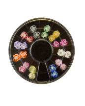 Star Nails Crystal Rose Wheel 3D Diamante